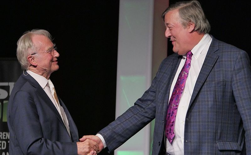 Richard Dawkins & Stephen Fry CSICon 2018, Atheist Alliance Richard Dawkins Award