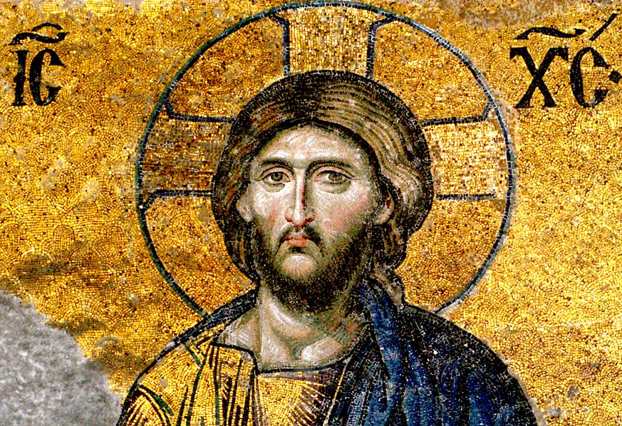 Jesus Christ, detail from Deesis mosaic, Hagia Sophia, Istanbul