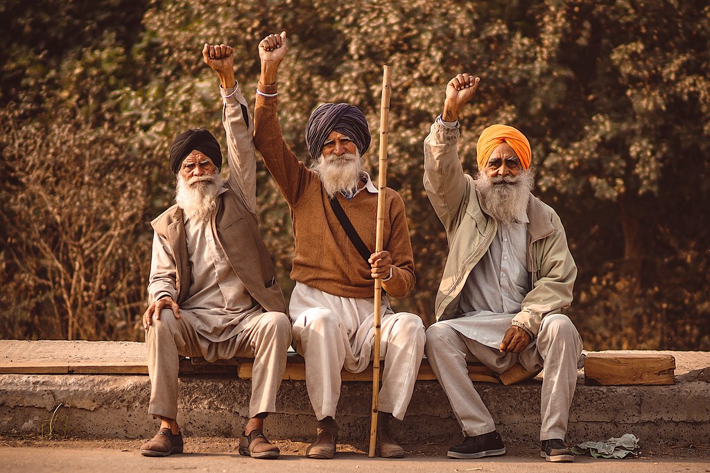 Indian Farmers' Protest by Ravan Khosa, Wikimedia Commons